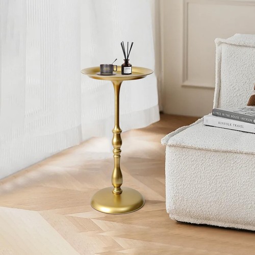 Gold small round metal - gold,