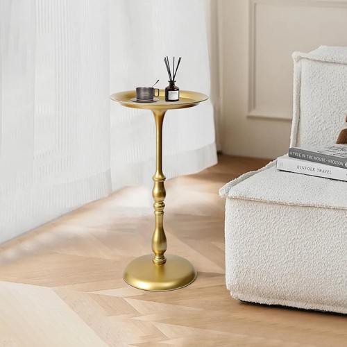 Gold small round metal - round,