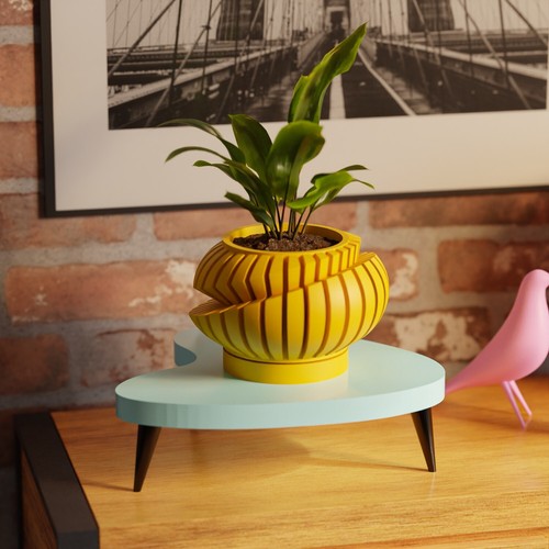 Boomerang décor table - table, retro